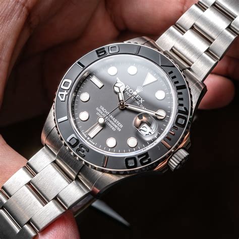 rolex titanium yachtmaster|rolex yacht master price.